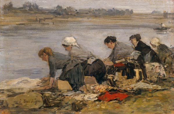 Laveuses from Eugène Boudin