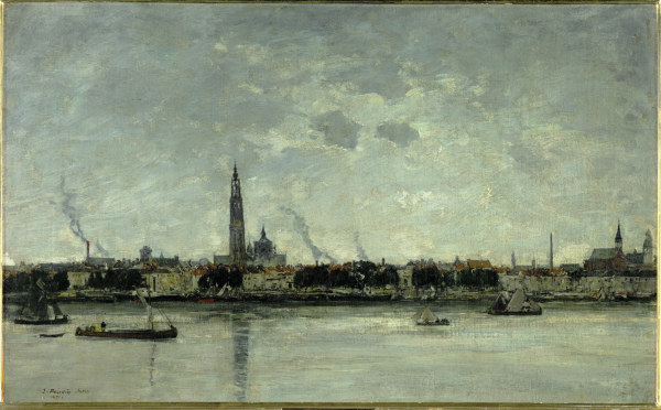 Antwerp from Eugène Boudin