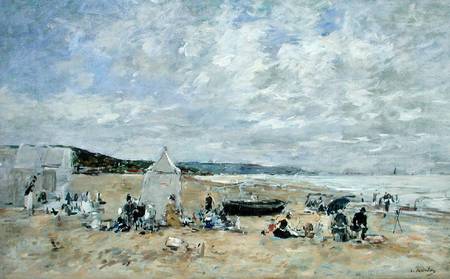 Beach Scene from Eugène Boudin