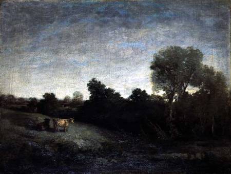 Cows in a Meadow from Eugène Boudin