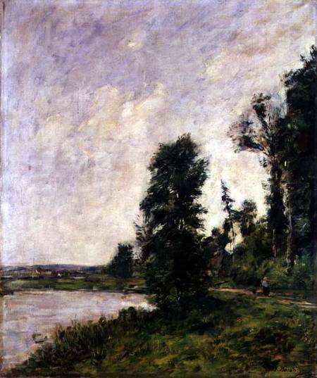 Along the Touques from Eugène Boudin