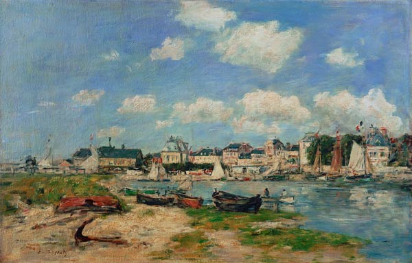 Trouville. Der Hafen from Eugène Boudin