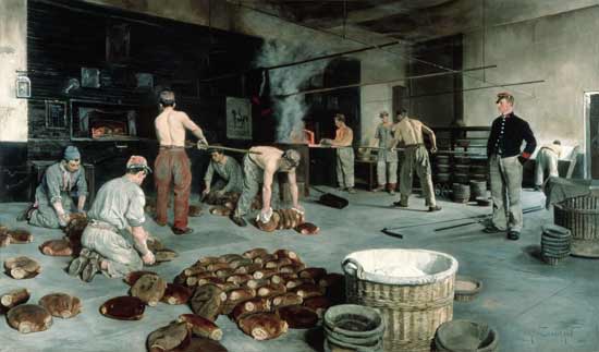 Französische Militärbäckerei (Pain de munition) from Eugène Chaperon