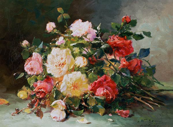 A Bouquet of Roses from Eugene Henri Cauchois