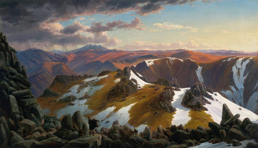 North-east View from the Northern Top of Mount Kosciusko from Eugene von Guerard