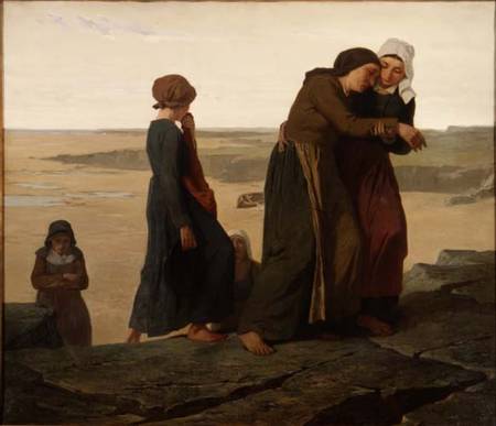 The Widow or The Fisherman's Family from Evariste Vital Luminais