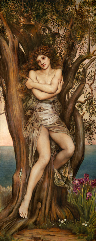 The Dryad from Evelyn de Morgan