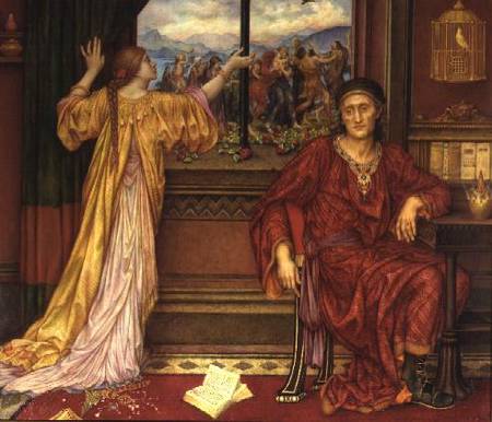 The Gilded Cage from Evelyn de Morgan