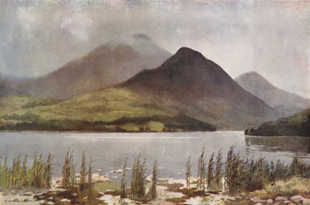 Bassenthwaite Lake und Skiddaw from E.W. Haslehust