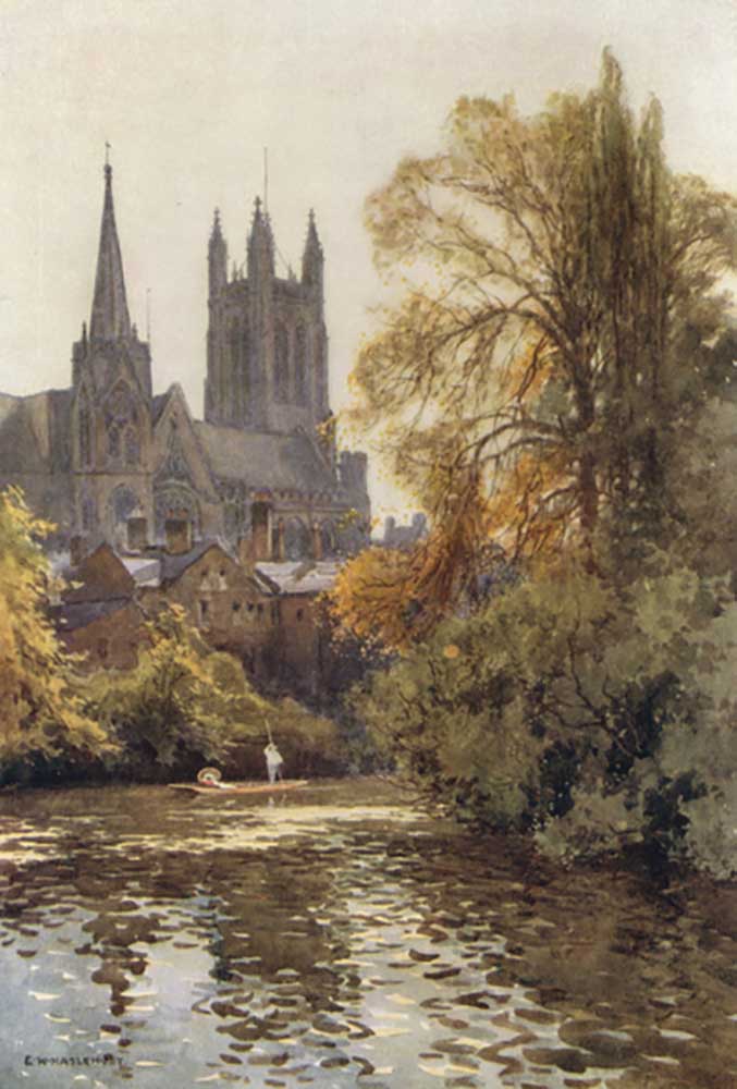 Das Leam in Leamington from E.W. Haslehust