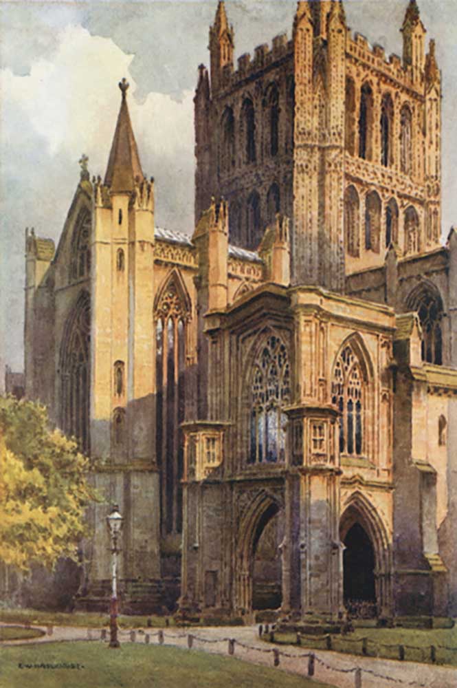 Die Kathedrale von Nordwesten from E.W. Haslehust
