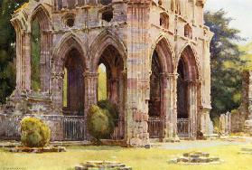 Dryburgh Abbey: Das Grab von Sir Walter Scott