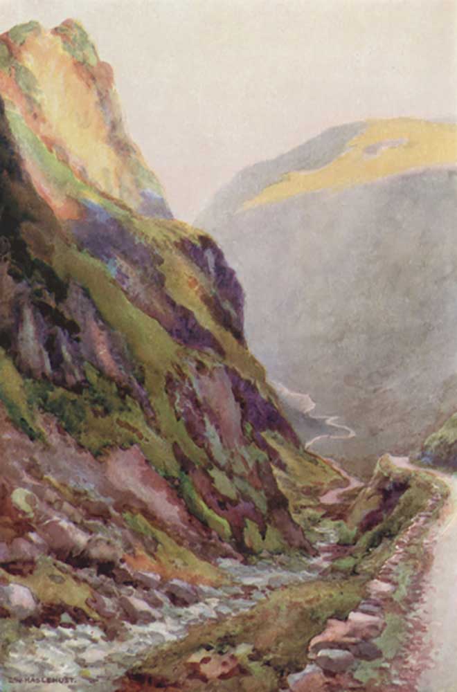 Honister Pass - Dawn from E.W. Haslehust