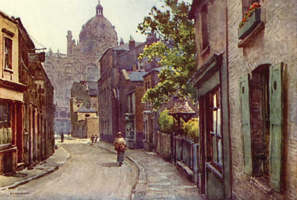 Lancelot Place, Knightsbridge from E.W. Haslehust