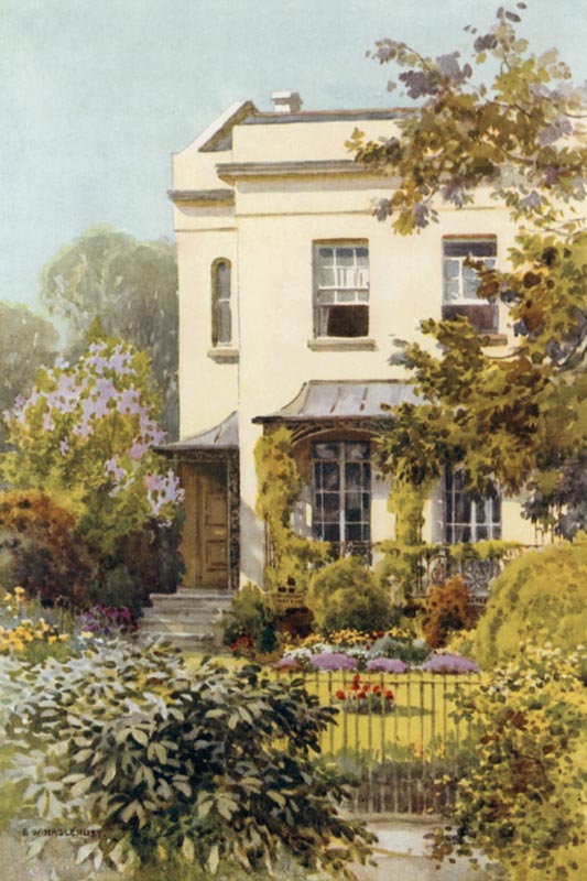 Nathaniel Hawthornes Haus, Leamington from E.W. Haslehust