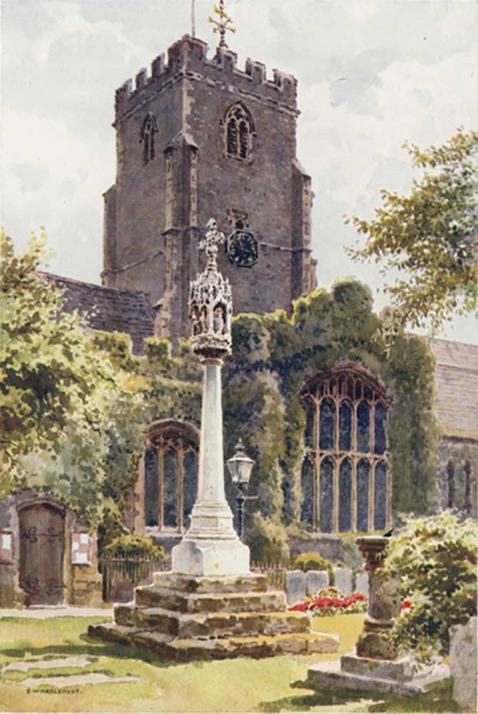 Pfarrkirche, Folkestone from E.W. Haslehust