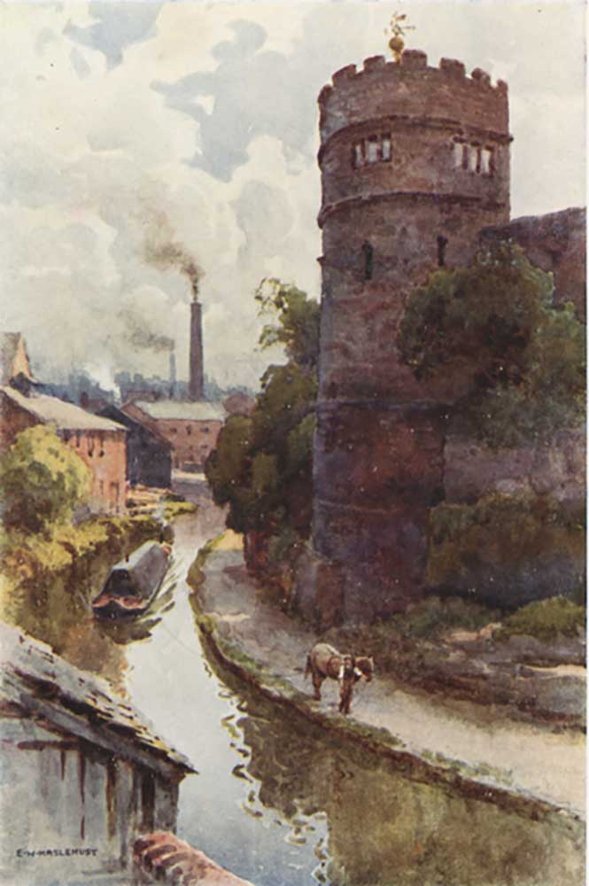 Phoenix Tower und Kanal from E.W. Haslehust