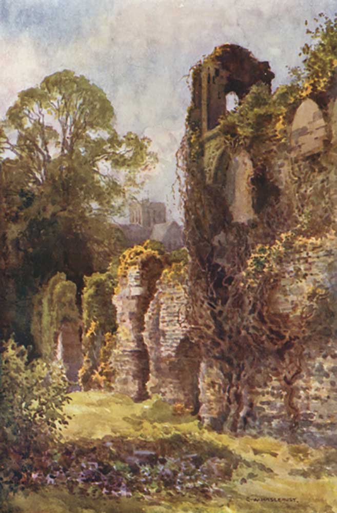 Ruinen der Burg Wolvesey from E.W. Haslehust