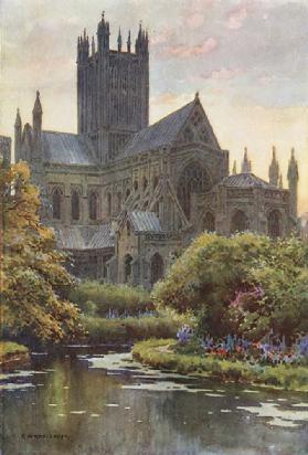 Wells Cathedral aus den Quellen