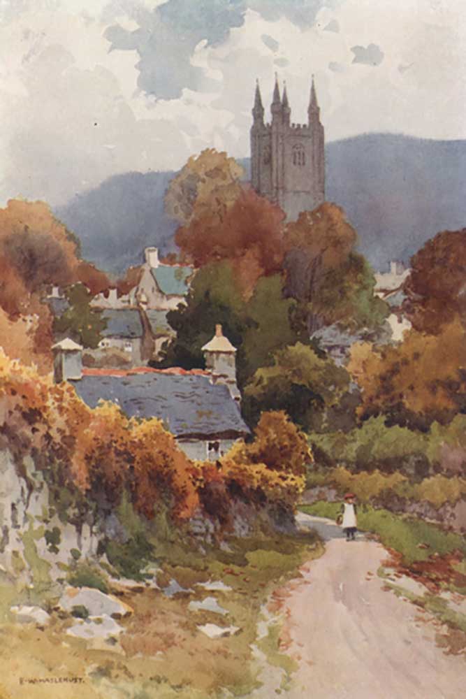 Widecombe auf dem Moor from E.W. Haslehust