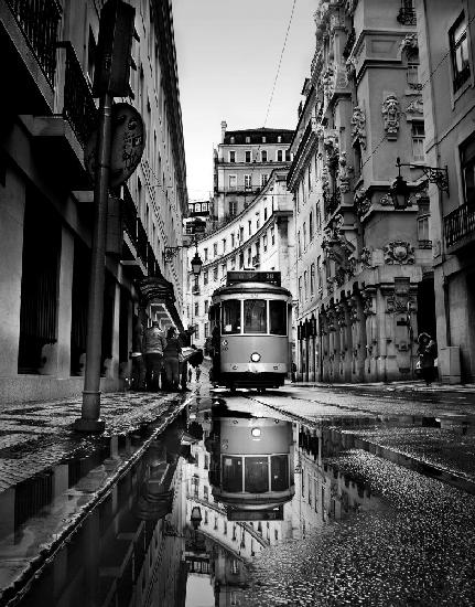 Regentage in Lissabon