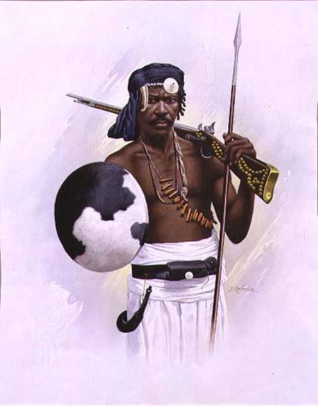 Sakalava Warrior from F. Ralambo