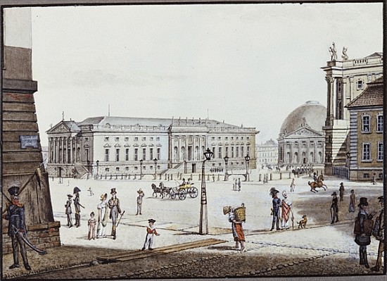 The Opernplatz, Berlin from F.A. Calau