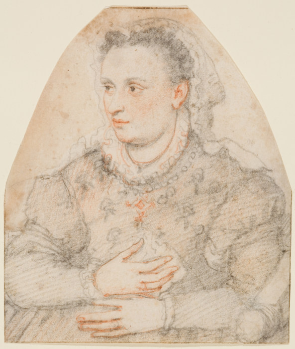 Porträt von Francesca Zuccari, geb. Genga from Federico Zuccari