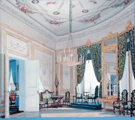 Drawing Room in the Nikolai (Tchudov) Palace in the Kremlin from Fedor Andreevich Klages