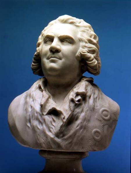 Portrait bust of Alexander Nikolaevich Samoilov (1744-1814) from Fedot Ivanovich Shubin
