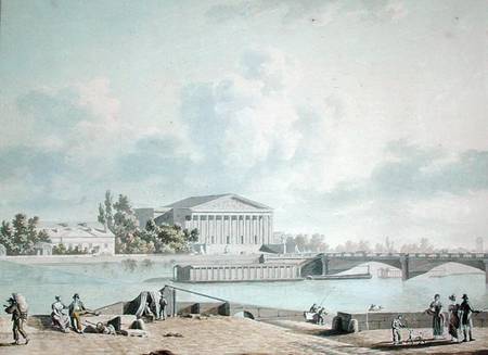The Pont de la Concorde and the Facade of the Corps Legislatif from Felice Marie Ferdinand Storelli