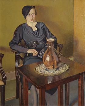 Woman with a Vase, c.1929 (oil on canvas)
