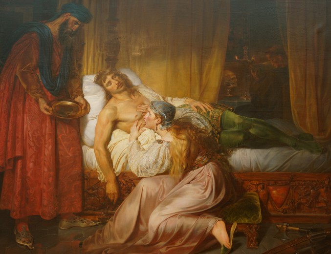 The sacrifice of Sibylla of Jerusalem from Felix Auvray