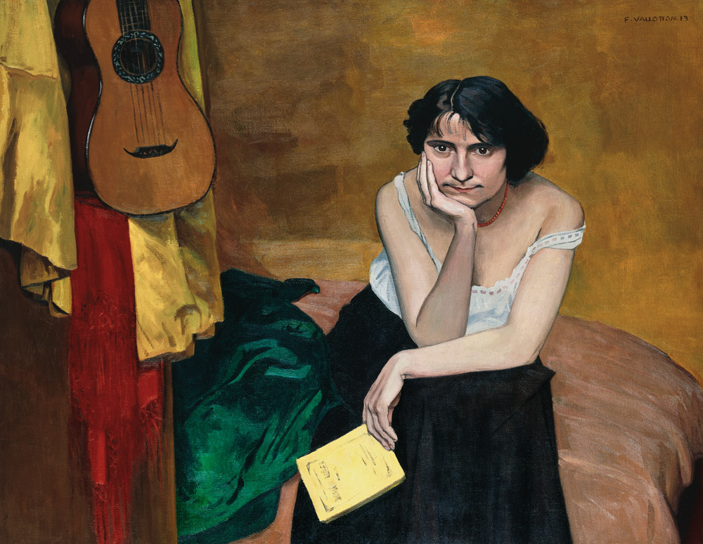 Frau mit Gitarre from Felix Vallotton