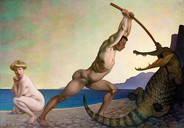 F.Valotton, Perseus den Drachen tötend from Felix Vallotton