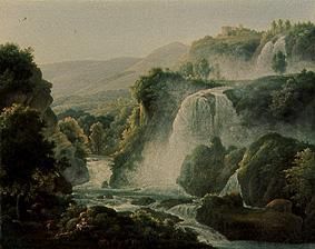 Die Wasserfälle von Tivoli. from Feodor Michailow. Matwejeff
