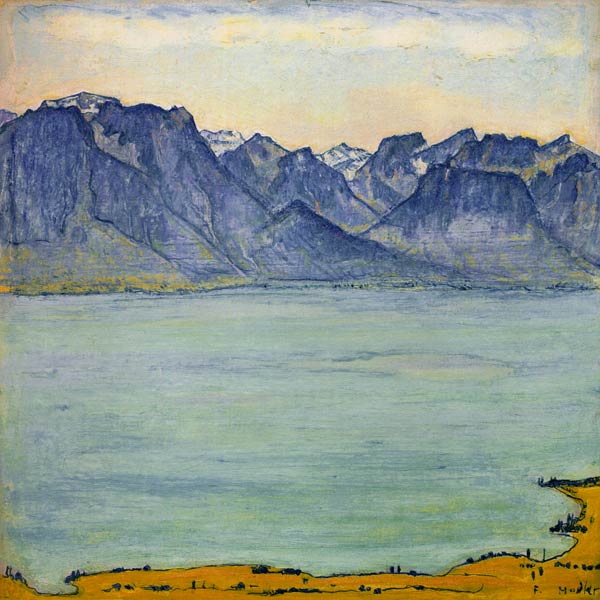 Genfersee bei Chamby from Ferdinand Hodler