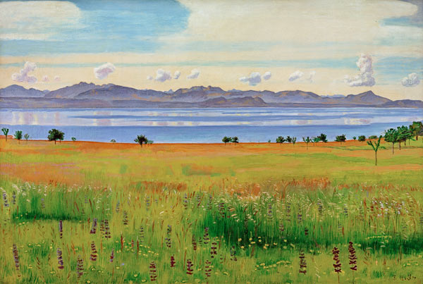 Genfersee von Saint-Prex aus from Ferdinand Hodler