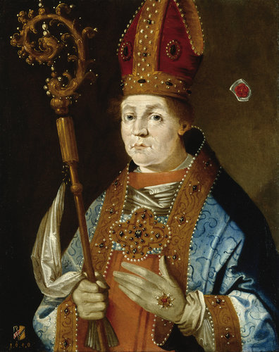 Bildnis Bischof Bernhard zu Lippe from Ferdinand Hodler