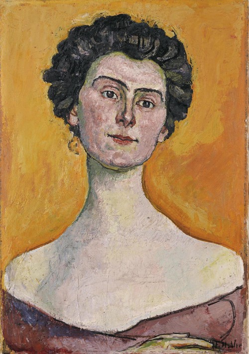 Potrait of Clara Pasche-Battié from Ferdinand Hodler