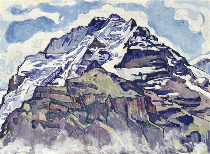 The Jungfrau, as Seen from Muerren from Ferdinand Hodler