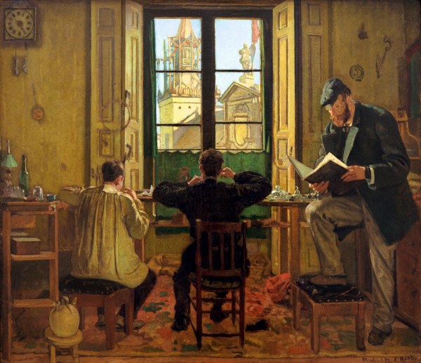 Watchmakers in Madrid from Ferdinand Hodler