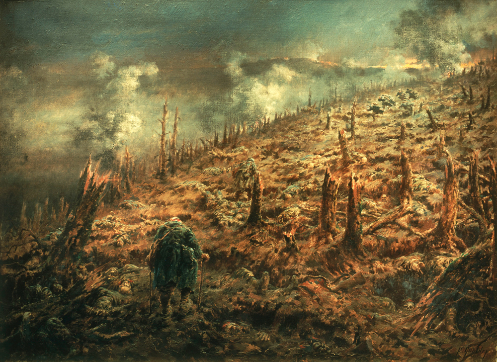 Le ravin de la mort a Verdun from Ferdinand Joseph Gueldry