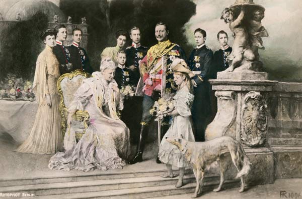 Gruppenbild der kaiserlichen Familie from Ferdinand Keller