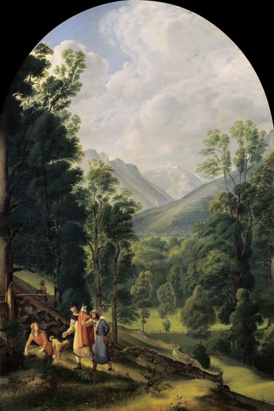 Berchtesgadener Landschaft. from Ferdinand Olivier