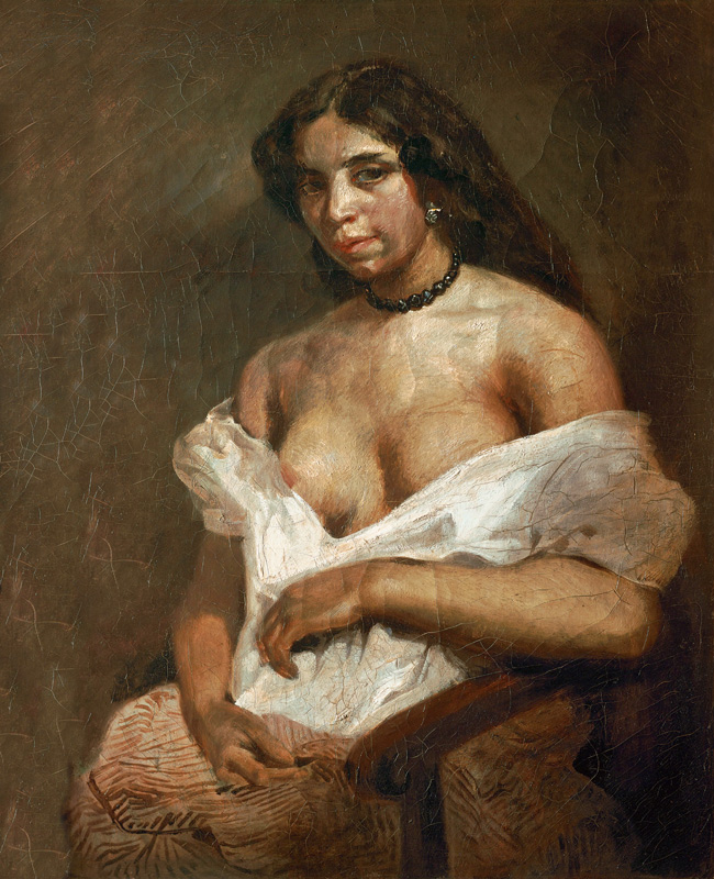 Aspasia from Ferdinand Victor Eugène Delacroix