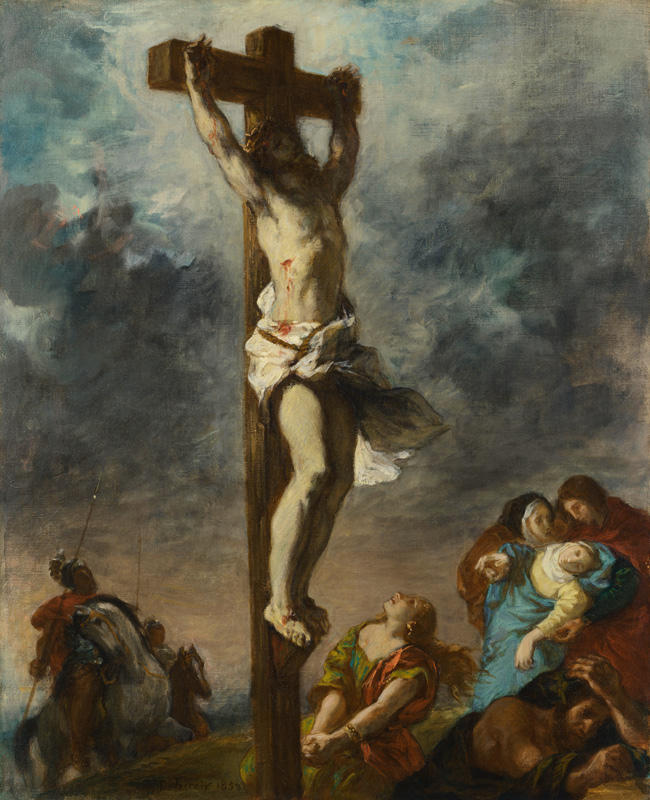 Christ on the Cross from Ferdinand Victor Eugène Delacroix