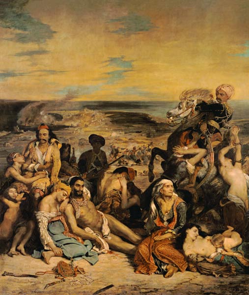 Massaker von Chios from Ferdinand Victor Eugène Delacroix