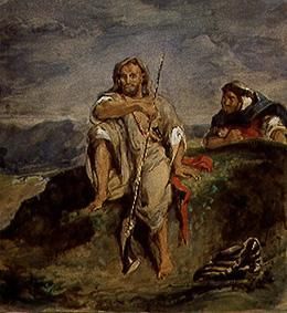 Arabischer Jäger from Ferdinand Victor Eugène Delacroix