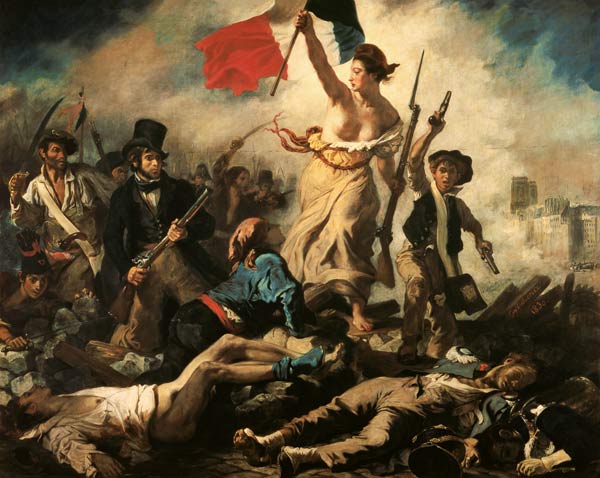Die Freiheit auf den Barrikaden from Ferdinand Victor Eugène Delacroix